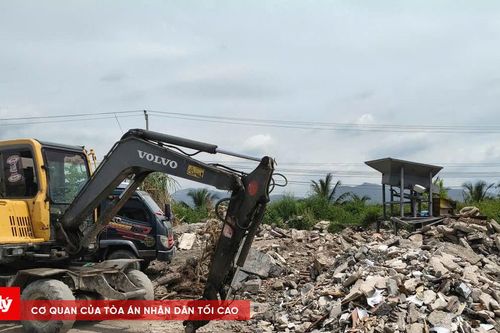 Biến đất trồng lúa thành nơi tập kết 163 tấn chất thải