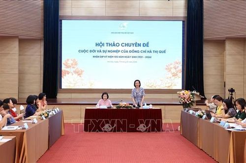Tri ân những đóng góp to lớn của 'Nữ tướng Việt Minh' Hà Thị Quế