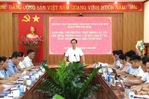 Đoàn công tác số 1 của Thường trực HĐND tỉnh làm việc với các xã