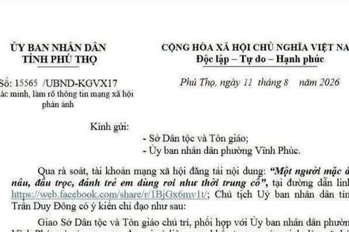 Khẩn trương xác minh, làm rõ thông tin mạng xã hội phản ánh