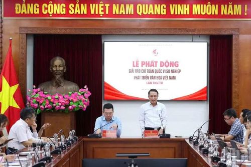 Phát động Giải Báo chí toàn quốc 'Vì sự nghiệp phát triển Văn hóa Việt Nam' lần thứ tư