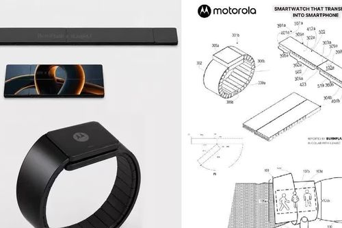 Motorola nhận bằng sáng chế smartwatch biến hình thành điện thoại