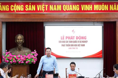 Phát động Giải Báo chí toàn quốc 'Vì sự nghiệp phát triển văn hóa Việt Nam'