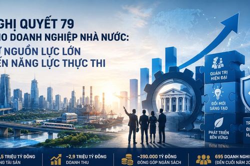 Doanh nghiệp nhà nước trước Nghị quyết 79: Từ nguồn lực lớn đến năng lực thực thi