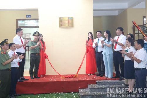 Khánh thành công trình phòng học tại Trường THPT Tràng Định