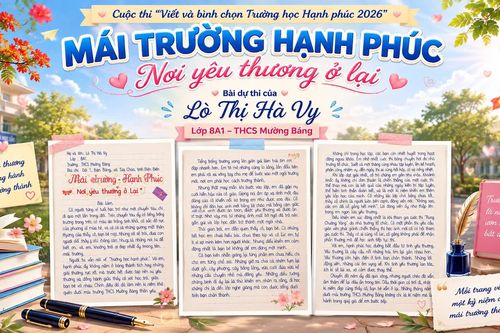 Mái trường hạnh phúc - nơi yêu thương ở lại