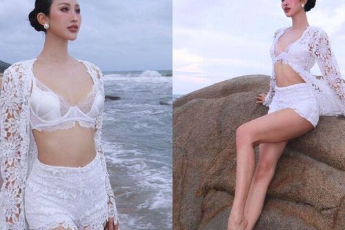 Mỹ nhân Ninh Bình cao 1m75 đẹp như hoa hậu khoe vòng eo con kiến sau sinh, bộ bikini nào cũng đẹp mê mẩn