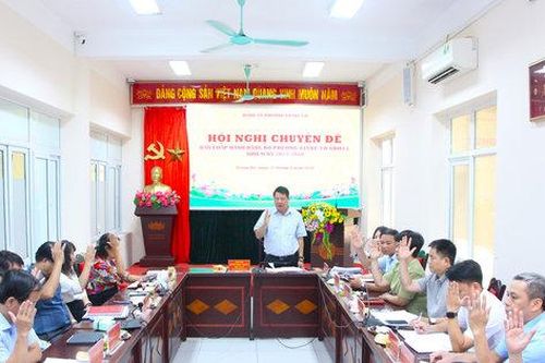 Phường Giảng Võ sắp xếp tổ chức đảng tại 8 cơ sở giáo dục công lập
