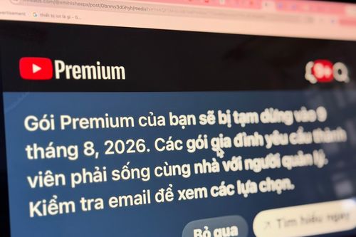 Sai lầm khi mua gói YouTube gia đình