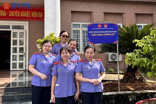 'Sắc hoa công lý' tô đẹp khuôn viên VKSND khu vực 11, tỉnh Tây Ninh