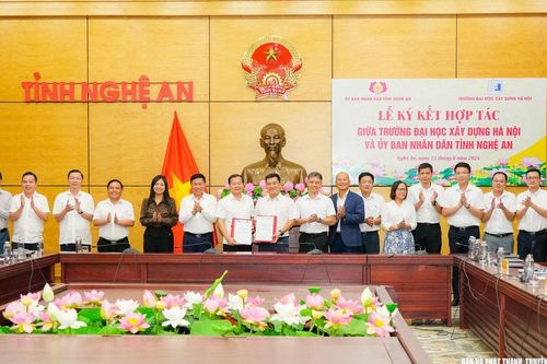 UBND tỉnh Nghệ An ký kết hợp tác với Trường Đại học Xây dựng Hà Nội