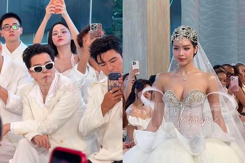 Trịnh Thăng Bình phản ứng khi Hoa hậu Thanh Thủy mặc váy cưới