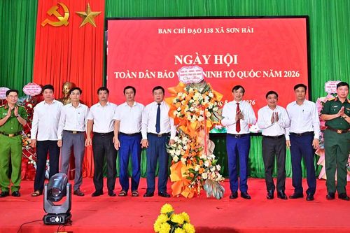 Xã Sơn Hải tổ chức Ngày hội toàn dân bảo vệ an ninh Tổ quốc