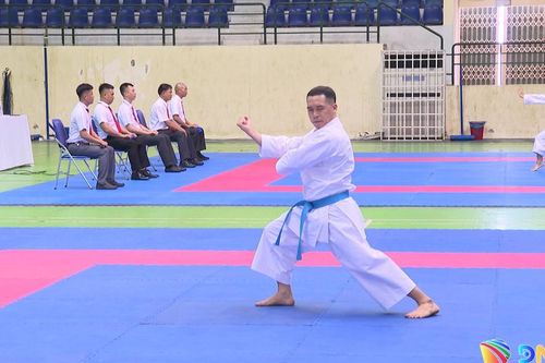 176 vận động viên tham gia Giải Karate Đại hội Thể dục thể thao thành phố Đà Nẵng