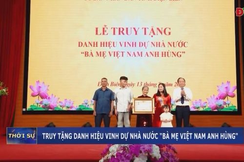 Truy tặng danh hiệu vinh dự Nhà nước 'Bà mẹ Việt Nam anh hùng'