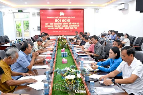 Lấy ý kiến dân cư về hồ sơ quy hoạch tổng mặt bằng Dự án Khách sạn Rosamia Nha Trang