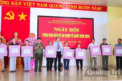 Xã Cửa Tùng tổ chức Ngày hội 'Toàn dân bảo vệ an ninh Tổ quốc' năm 2026