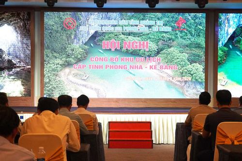 Công bố Khu du lịch cấp tỉnh Phong Nha - Kẻ Bàng