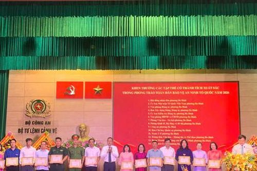 Phường Ba Đình tổ chức Ngày hội toàn dân bảo vệ an ninh Tổ quốc