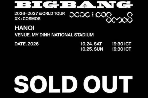 Vé ưu tiên Concert BIGBANG tại Hà Nội 'cháy' sau 2 giờ