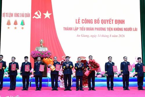 Vùng 5 Hải quân thành lập Tiểu đoàn Phương tiện không người lái