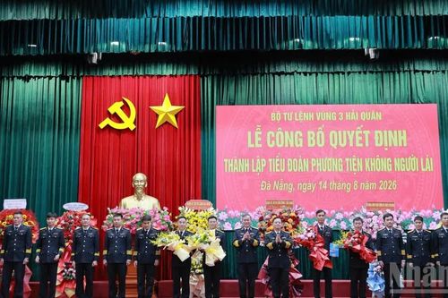 Vùng 3 Hải quân thành lập Tiểu đoàn Phương tiện không người lái