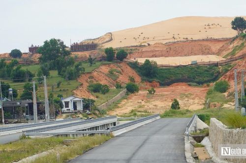 Vì sao gần 4km đường ven biển Phan Thiết - Kê Gà vẫn chưa thể thông tuyến?