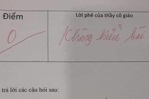 Bài tập làm đúng hết nhưng bị 0 điểm, xem đáp án mới thấy cô giáo chấm không oan