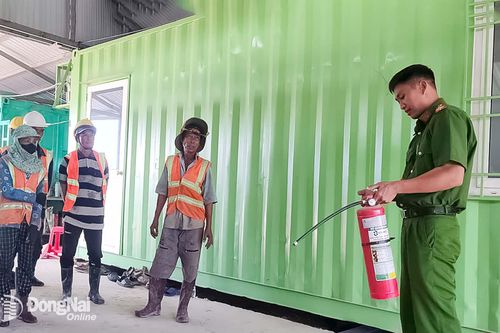 Tăng cường tuyên truyền về phòng cháy, chữa cháy tại các khu lán trại thuộc dự án, công trình trọng điểm