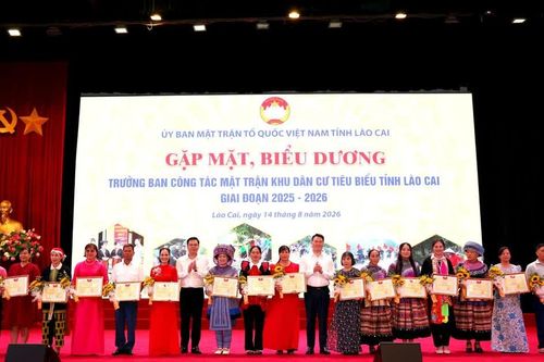 Biểu dương 99 trưởng ban công tác mặt trận tiêu biểu