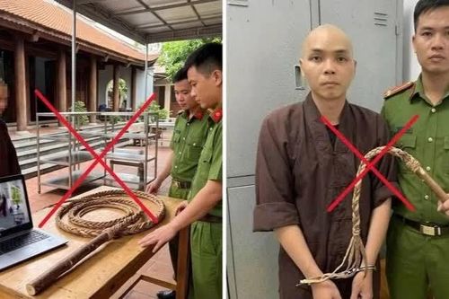 Công an làm việc với người dùng AI tạo ảnh sai sự thật vụ chùa Bầu
