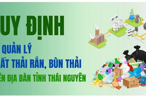 Quy định về quản lý chất thải rắn, bùn thải trên địa bàn tỉnh Thái Nguyên