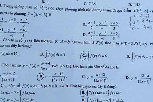 Đề Toán thi tốt nghiệp lần 2 ở Trường chuyên Tuyên Quang