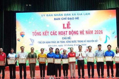 Gia Lâm: Đa dạng hoạt động hè, chăm lo thiết thực cho thiếu nhi
