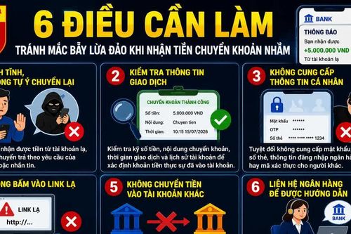 Đừng để một khoản tiền chuyển nhầm trở thành bẫy lừa đảo