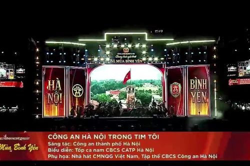 Ca khúc 'Công an Hà Nội trong trái tim tôi'