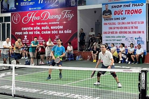 320 vận động viên tranh tài tại Giải Pickleball tỉnh Lai Châu