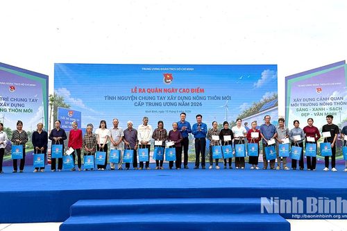 Lễ ra quân Ngày cao điểm “Tình nguyện chung tay xây dựng nông thôn mới” cấp Trung ương năm 2026