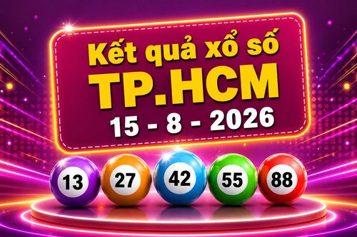 XSHCM 15/8 - Kết quả xổ số TP.HCM hôm nay 15/8/2026