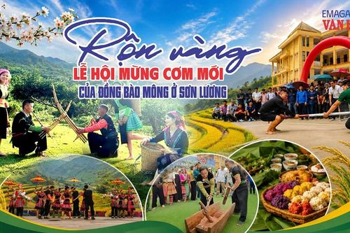 Rộn ràng Lễ hội Mừng cơm mới của đồng bào Mông ở Sơn Lương