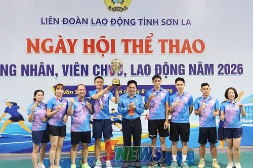 Bế mạc Ngày hội thể thao công nhân, viên chức, lao động năm 2026