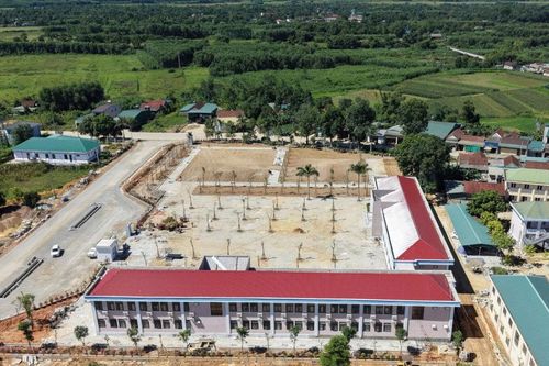 Hà Tĩnh: Trường mới sắp hoàn thành, niềm vui lan tỏa nơi vùng biên