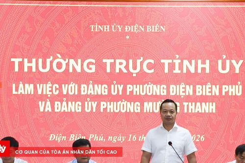 Tỉnh ủy Điện Biên thúc đẩy phát triển hai phường trung tâm