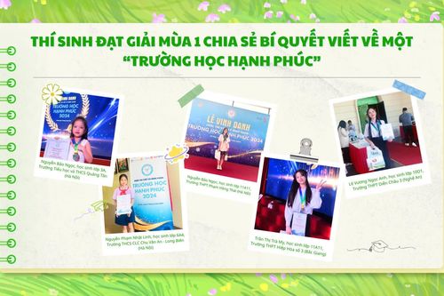 Từ trải nghiệm đến trang viết: Thí sinh đoạt giải mùa 1 bật mí cách kể chuyện 'Trường học hạnh phúc'