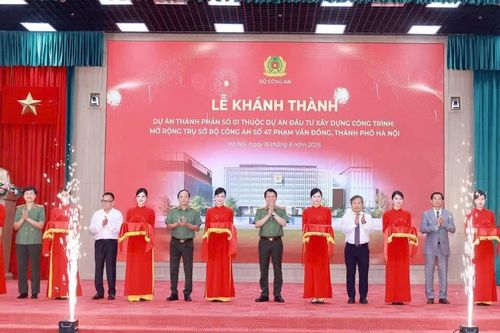 Đại tướng Lương Tam Quang dự Lễ khánh thành công trình mở rộng Trụ sở Bộ Công an