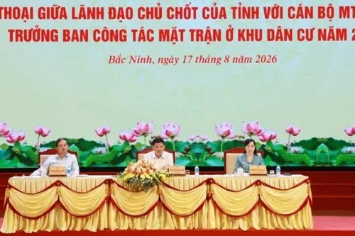 Lãnh đạo tỉnh Bắc Ninh đối thoại với cán bộ Mặt trận cơ sở