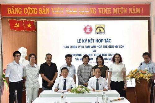 Đại học Quốc gia Hà Nội và Mỹ Sơn ký biên bản hợp tác