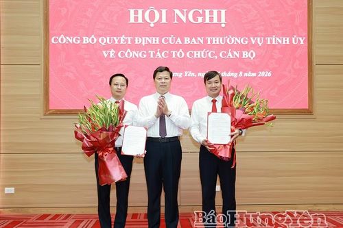 Chánh Văn phòng Tỉnh ủy Hưng Yên Nguyễn Tuấn Phong nhận thêm nhiệm vụ