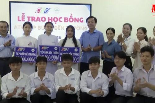 “ATV Tiếp bước đến trường” trao học bổng cho học sinh đạt kết quả cao