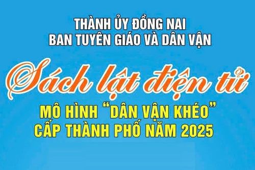 Đẩy mạnh tuyên truyền Sách lật điện tử về mô hình Dân vận khéo cấp thành phố
